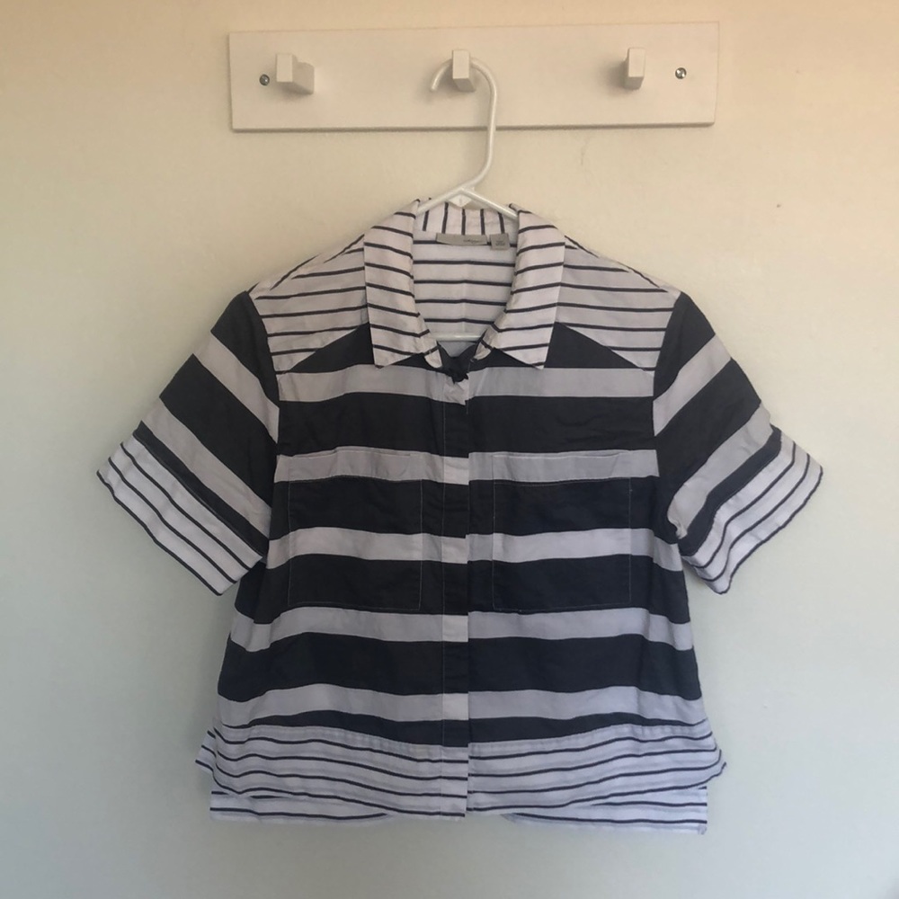 Halogen Striped Button Down